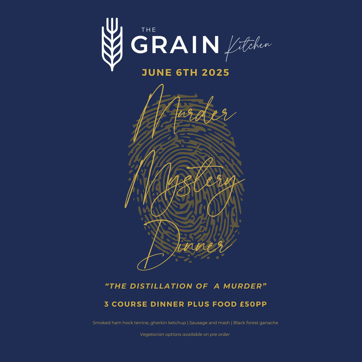 Murder Mystery Night at The Grain Kitchen